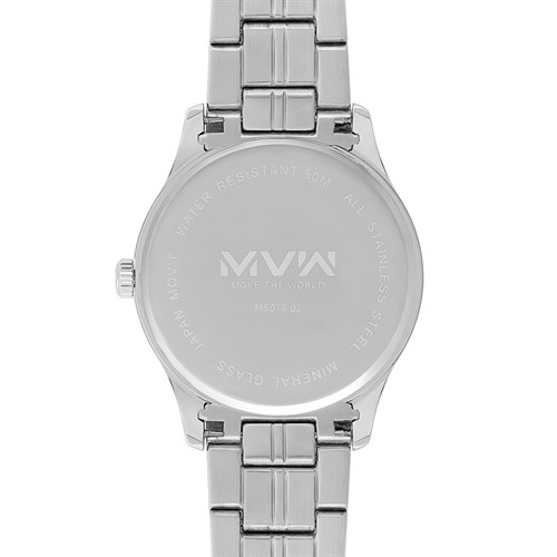 Đồng hồ MVW 40mm Nam MS076-02 Màu Bạc