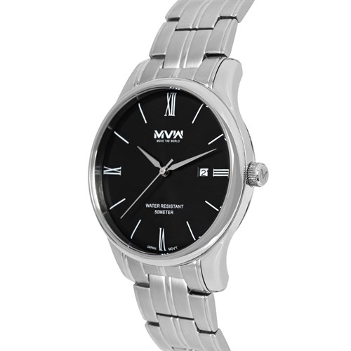 Đồng hồ MVW 39.6mm Nam MS078-01 Màu Bạc