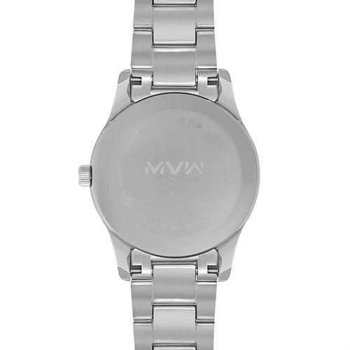 Đồng hồ MVW 39.6mm Nam MS078-01 Màu Bạc