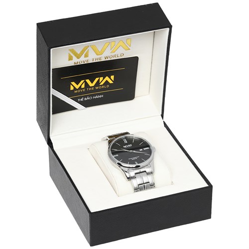 Đồng hồ MVW 39.6mm Nam MS078-01 Màu Bạc