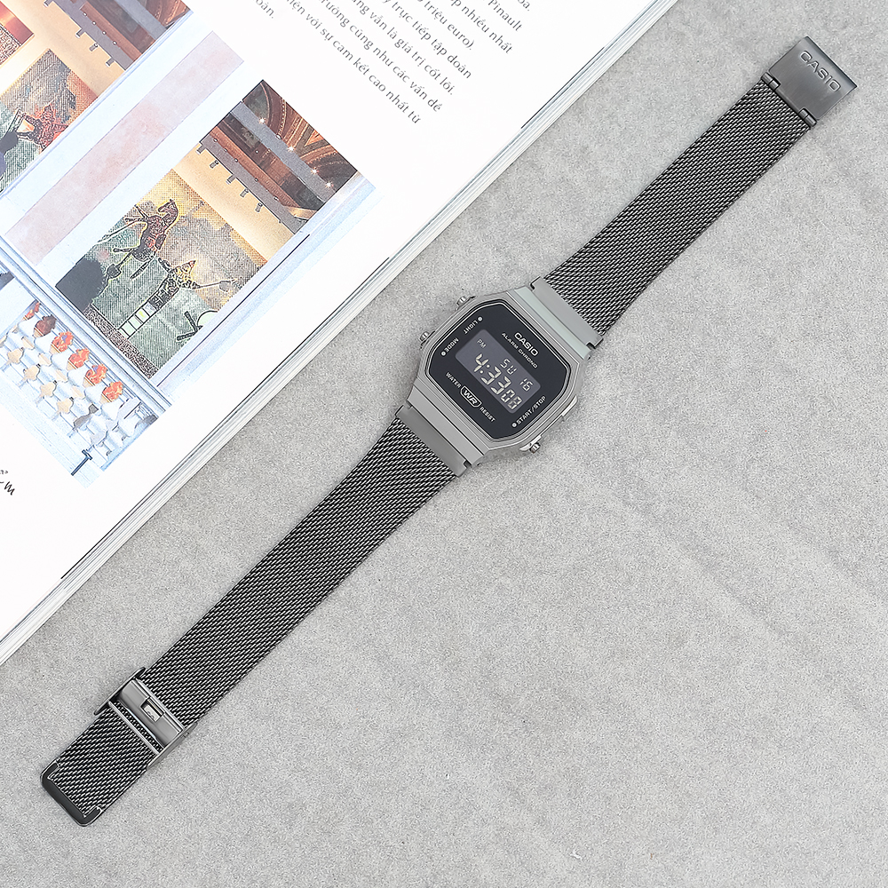 Đồng hồ CASIO 38 mm Unisex A168WEMB-1BDF