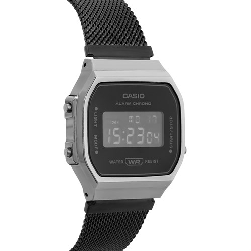 Đồng hồ CASIO 38 mm Unisex A168WEMB-1BDF Màu Đen