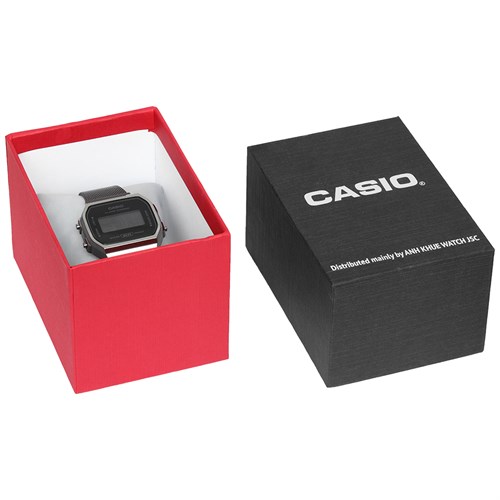 Đồng hồ CASIO 38 mm Unisex A168WEMB-1BDF Màu Đen