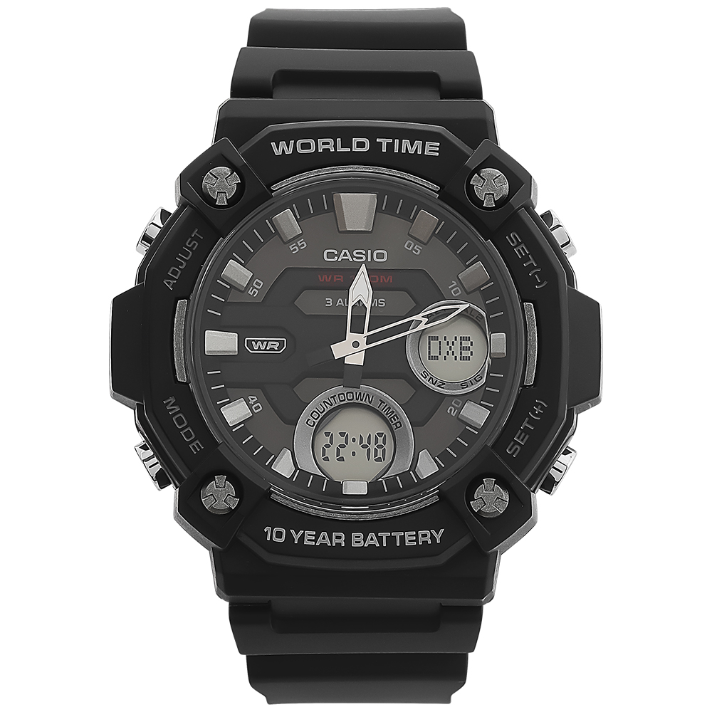Đồng hồ Casio 52 mm Nam AEQ-120W-1AVDF Màu Đen