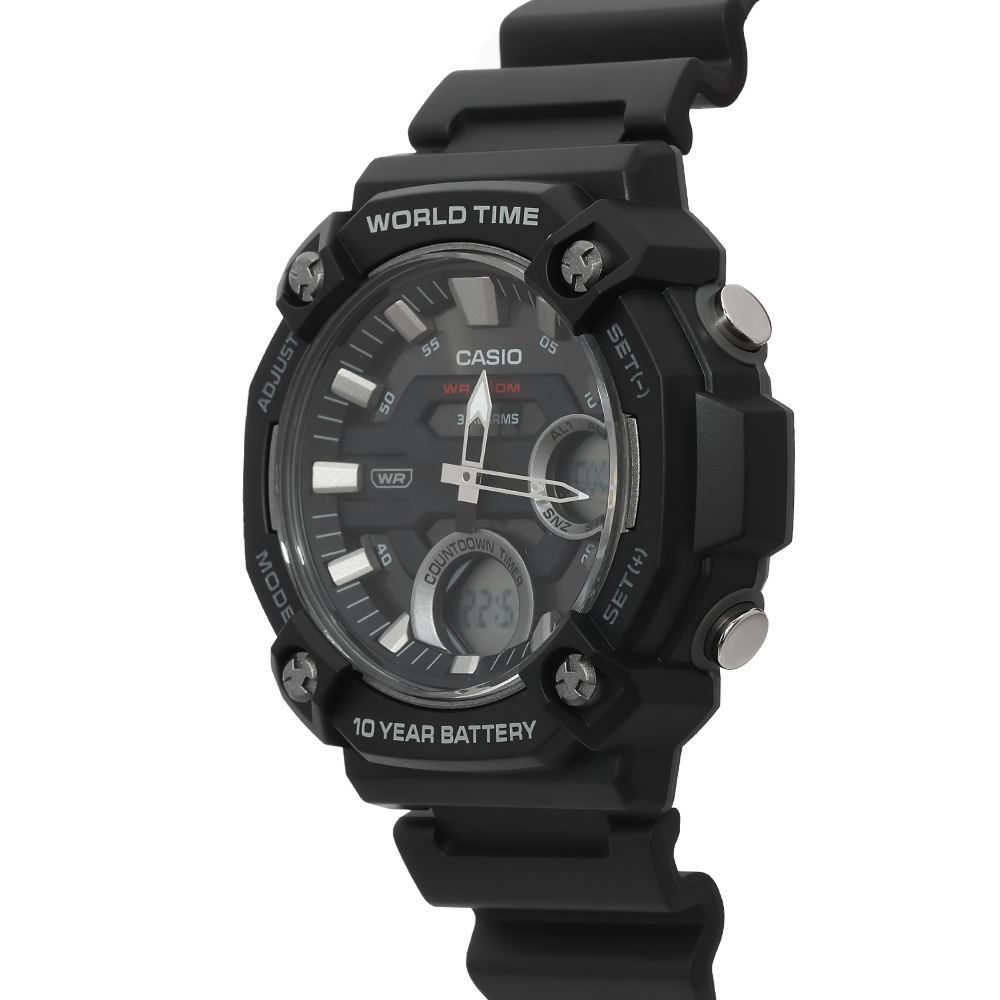 Đồng hồ Casio 52 mm Nam AEQ-120W-1AVDF Màu Đen