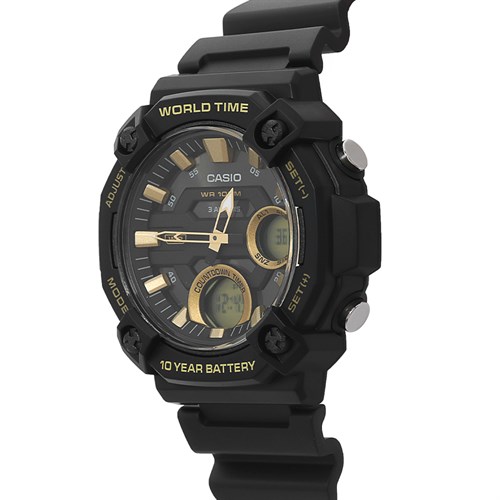 Đồng hồ Casio 52 mm Nam AEQ-120W-9AVDF Màu Đen