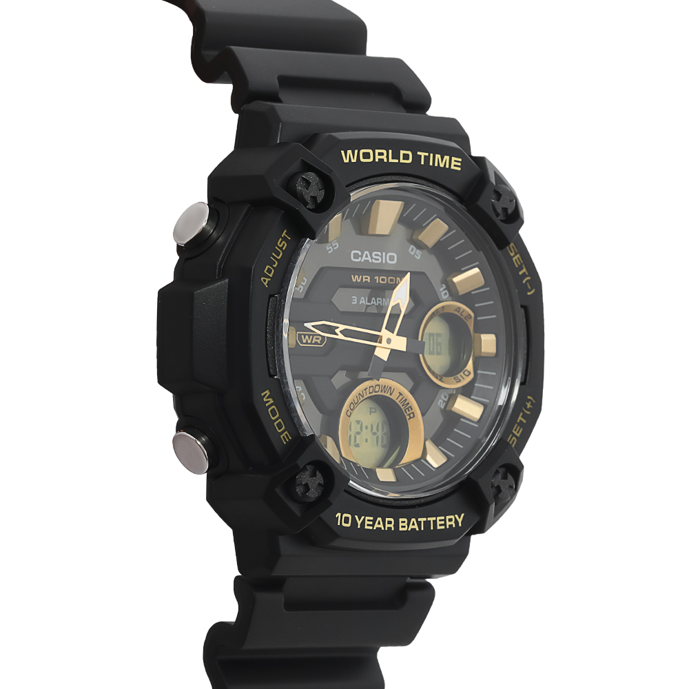 Đồng hồ CASIO Timeless 52 mm Nam AEQ-120W-9AVDF Màu Đen