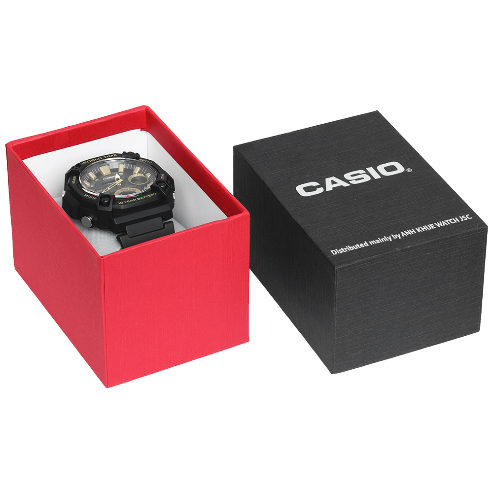 Đồng hồ CASIO Timeless 52 mm Nam AEQ-120W-9AVDF Màu Đen