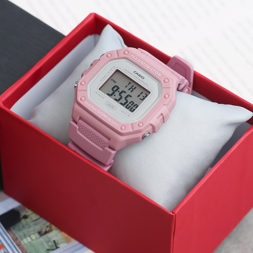 Đồng hồ CASIO 43 mm Unisex W-218HC-4AVDF