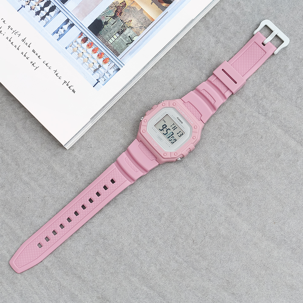 Đồng hồ CASIO 43 mm Unisex W-218HC-4AVDF