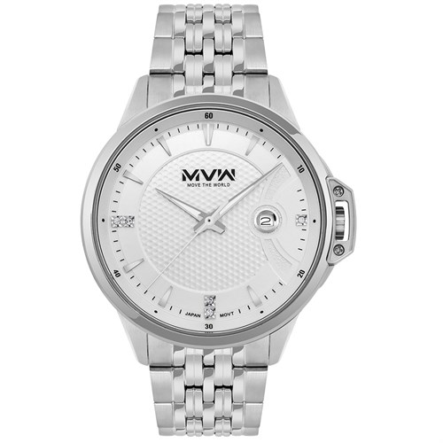 Đồng hồ MVW 41 mm Nam MS081-01 Màu Bạc