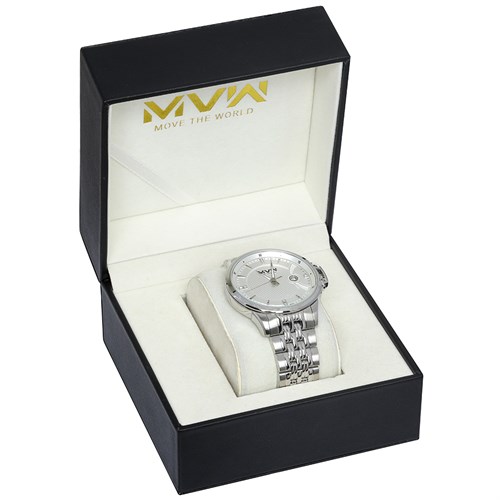 Đồng hồ MVW 41 mm Nam MS081-01 Màu Bạc