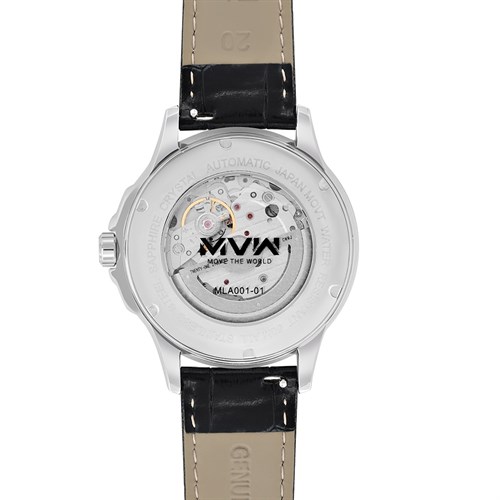 Đồng hồ MVW Star 42 mm Nam MLA001-01 Màu Đen