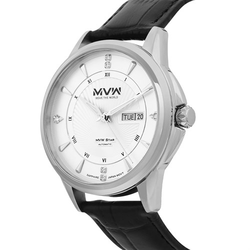 Đồng hồ MVW Star 41 mm Nam MLA002-01 Màu Đen