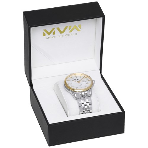 Đồng hồ MVW Star 41 mm Nam MSA001-02 Màu Bạc