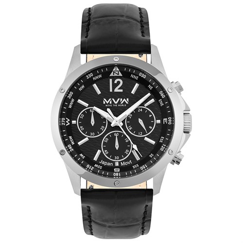 Đồng hồ MVW Sport 42 mm Nam ML066-01 Màu Đen