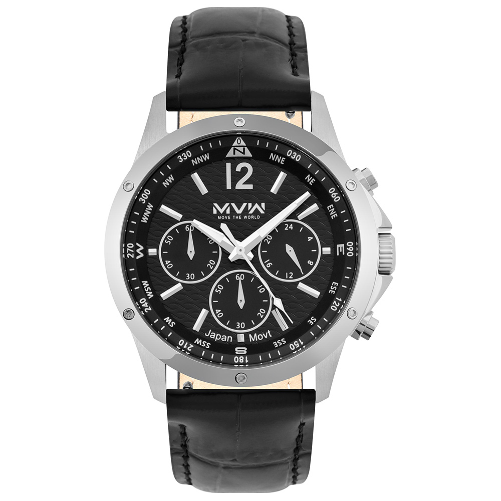 Đồng hồ MVW Sport 42 mm Nam ML066-01 Màu Đen