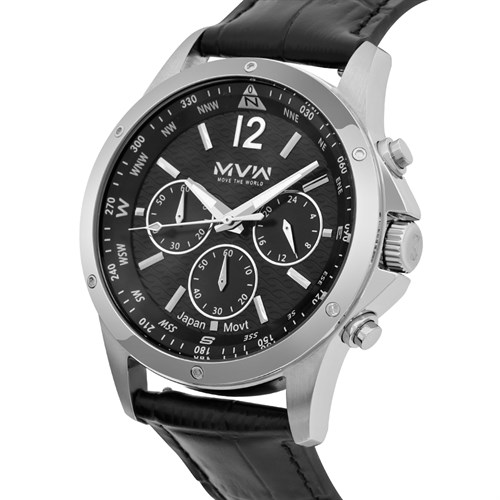 Đồng hồ MVW Sport 42 mm Nam ML066-01 Màu Đen