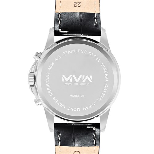 Đồng hồ MVW Sport 42 mm Nam ML066-01 Màu Đen