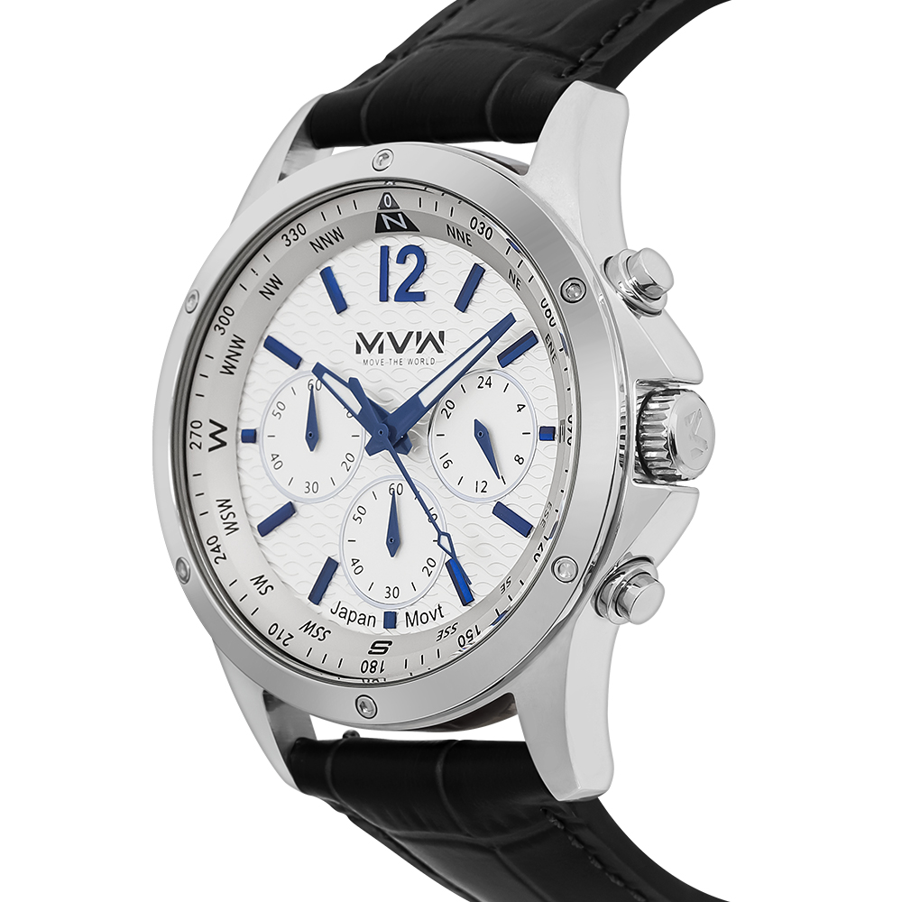 Đồng hồ MVW Sport 42 mm Nam ML066-03 Màu Đen
