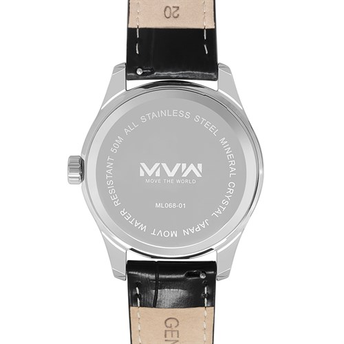 Đồng hồ MVW 41 mm Nam ML068-01 Màu Đen