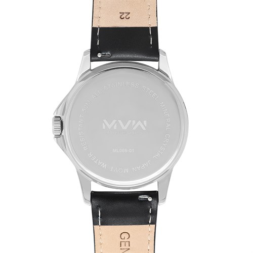 Đồng hồ MVW 42 mm Nam ML069-01 Màu Đen