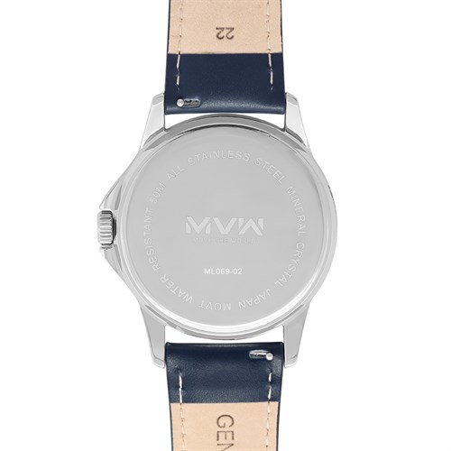 Đồng hồ MVW 42 mm Nam ML069-02 Màu Xanh Navy