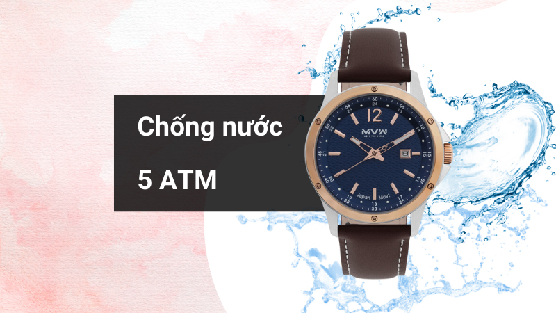 Khả năng kháng nước của mẫu đồng hồ Khả năng kháng nước của mẫu đồng hồ