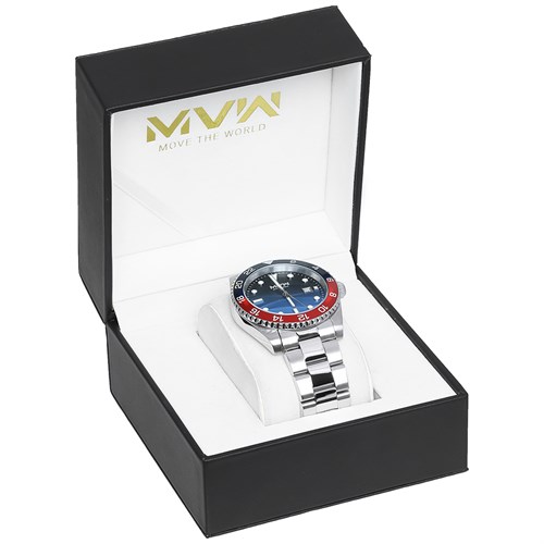 Đồng hồ MVW Sport 43 mm Nam MS077-02 Màu Bạc