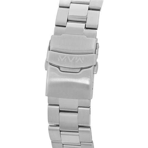 Đồng hồ MVW 44 mm Nam MS077-03 Màu Bạc