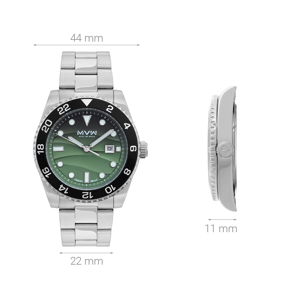 Đồng hồ MVW 44 mm Nam MS077-03 - 7