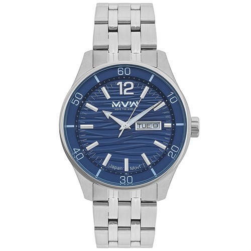 Đồng hồ MVW 41 mm Nam MS079-01 Màu Bạc