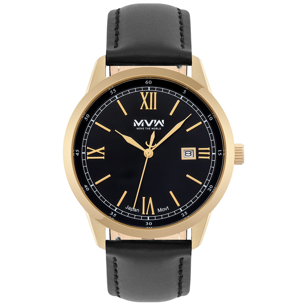 Đồng hồ MVW 40 mm Nam ML070-01 Màu Đen