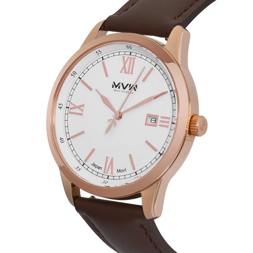 Đồng hồ MVW 40 mm Nam ML070-02 Màu Nâu