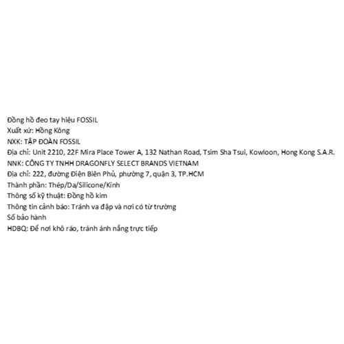 Đồng hồ FOSSIL 42 mm Nam ME3220 Màu Bạc