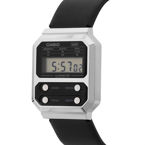 Đồng hồ CASIO 32 mm Unisex A100WEL-1ADF Màu Đen