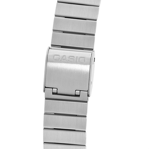 Đồng hồ CASIO 32 mm Unisex A100WE-7BDF Màu Bạc