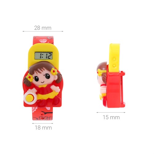 Đồng hồ SMILE KID 28 mm Trẻ em SL117-01 Màu Đỏ