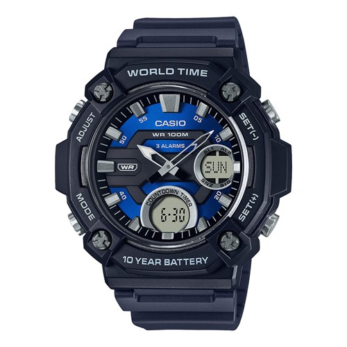 Đồng hồ Casio 51 mm Nam AEQ-120W-2AVDF Màu Xanh Dương