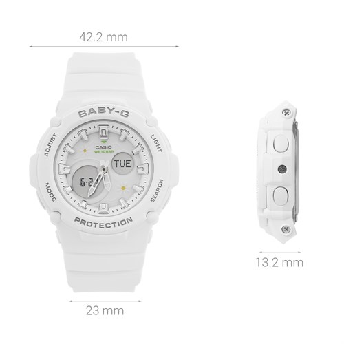 Đồng hồ BABY-G 42.2 mm Nữ BGA-270FL-7ADR Màu Trắng