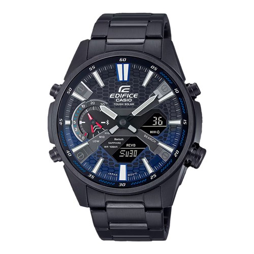 Đồng hồ EDIFICE 46 mm Nam ECB-S100DC-2ADF Màu Đen