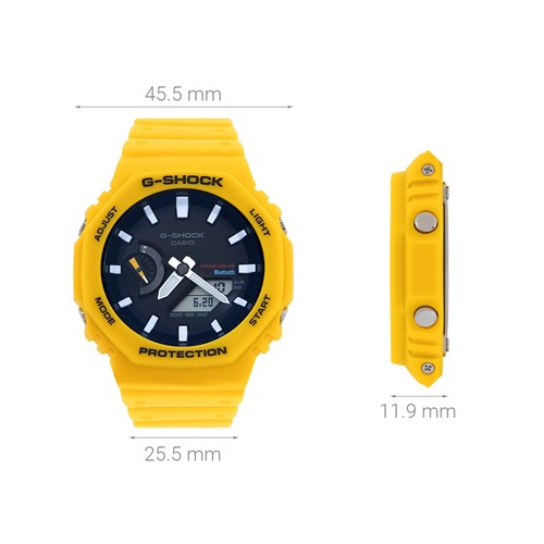 Đồng hồ G-SHOCK 2100 45.4 mm Nam GA-B2100C-9ADR Màu Vàng