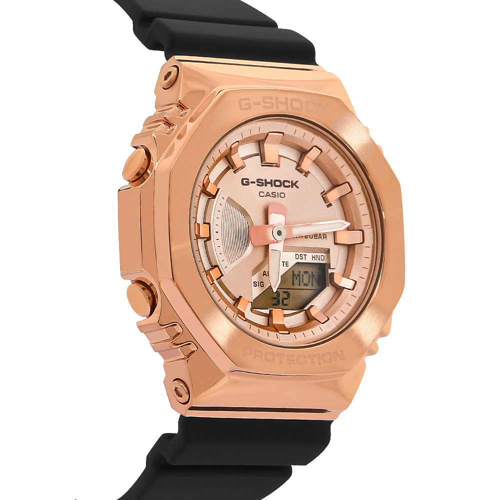 Đồng hồ G-SHOCK 2100 40.4 mm Nữ GM-S2100PG-1A4DR Màu Đen