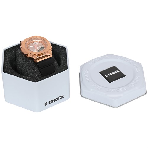 Đồng hồ G-SHOCK 2100 40.4 mm Nữ GM-S2100PG-1A4DR Màu Đen