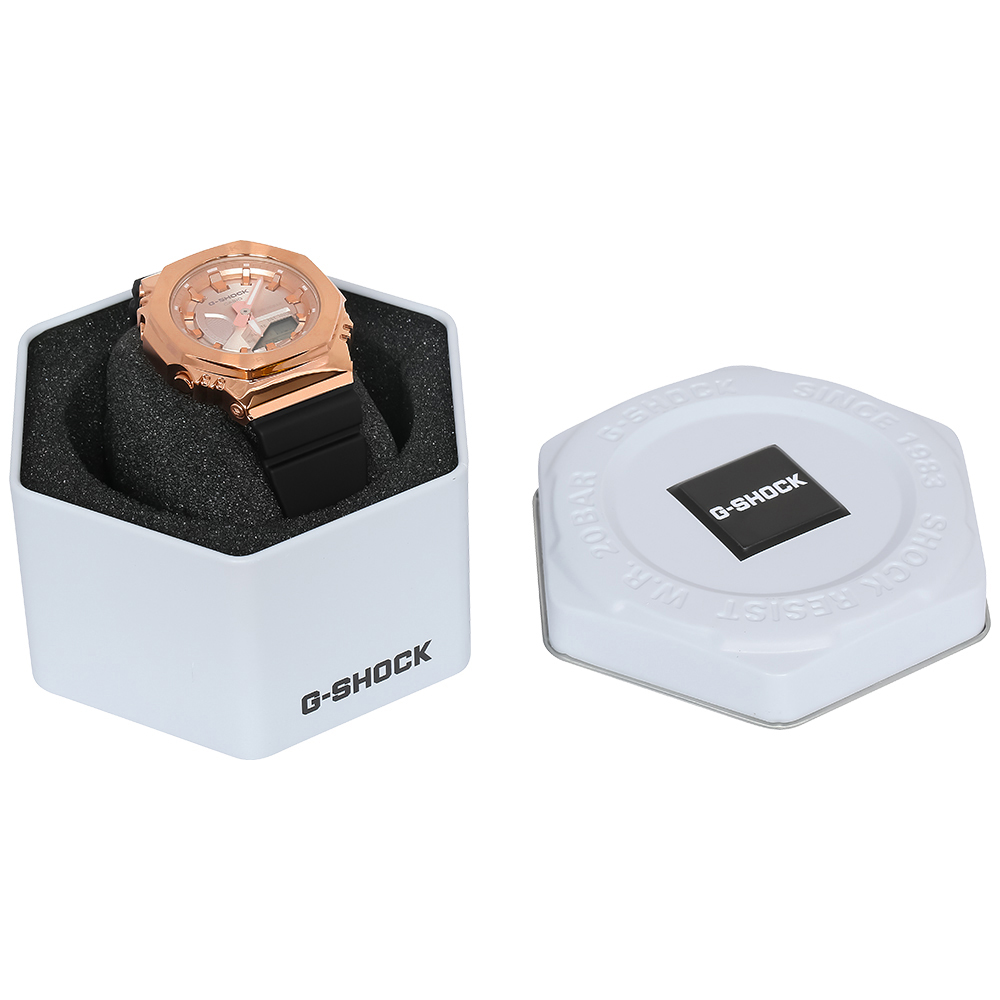 Đồng hồ G-SHOCK 2100 40.4 mm Nữ GM-S2100PG-1A4DR Màu Đen