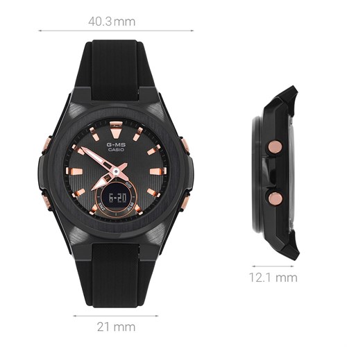 Đồng hồ BABY-G 40.3 mm Nữ MSG-C150G-1ADR Màu Đen