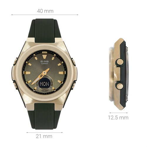 Đồng hồ BABY-G 40.3 mm Nữ MSG-C150G-3ADR Màu Xanh lá