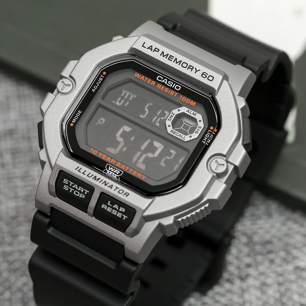 Đồng hồ Casio 44.5 mm Nam WS-1400H-1BVDF