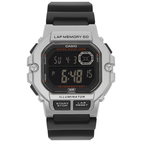 Đồng hồ Casio 44.5 mm Nam WS-1400H-1BVDF Màu Đen