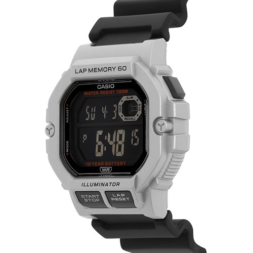 Đồng hồ Casio 44.5 mm Nam WS-1400H-1BVDF Màu Đen